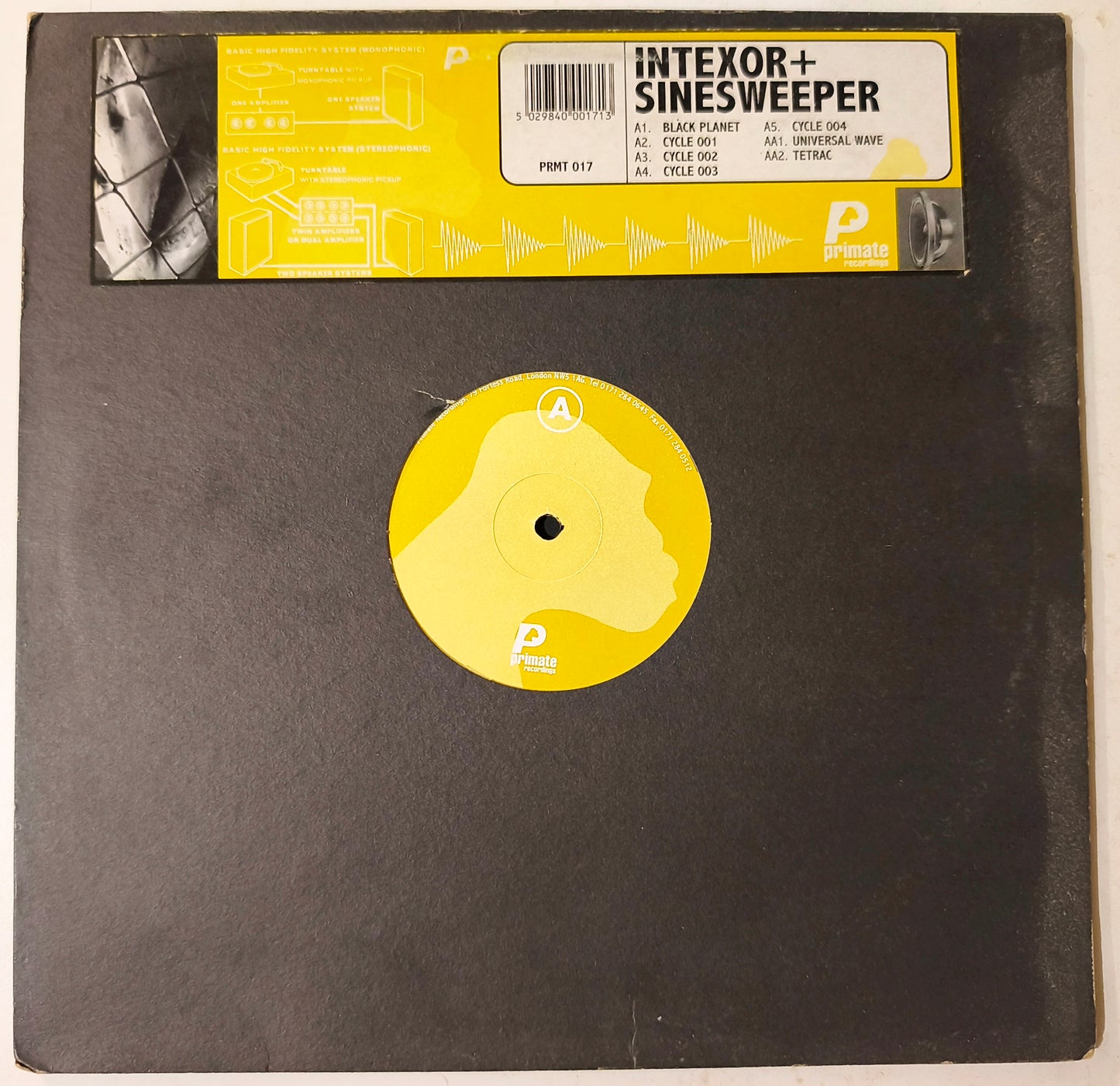 Intexor + Sinesweeper - Embionic EP (Vynil 12" - Importado Inglaterra - USADO)