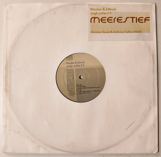Wacker & Zittrich - Rough Collies EP (Vynil 12" - Importado Alemanha - USADO)