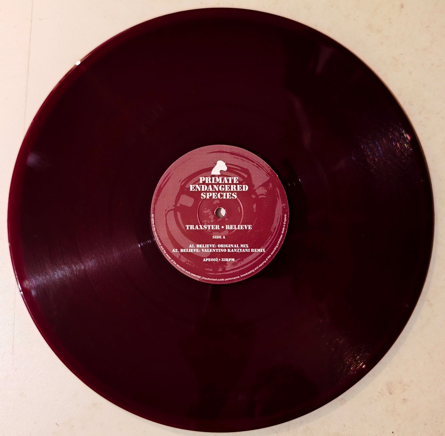 Traxster - Believe (Vynil 12" - Importado Inglaterra - USADO)