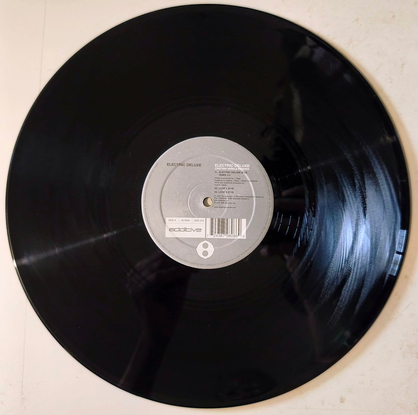 Electric Deluxe - Electric Deluxe (Cristian Varela Remixes) (Vinil 12" - Importado Inglaterra - USADO)
