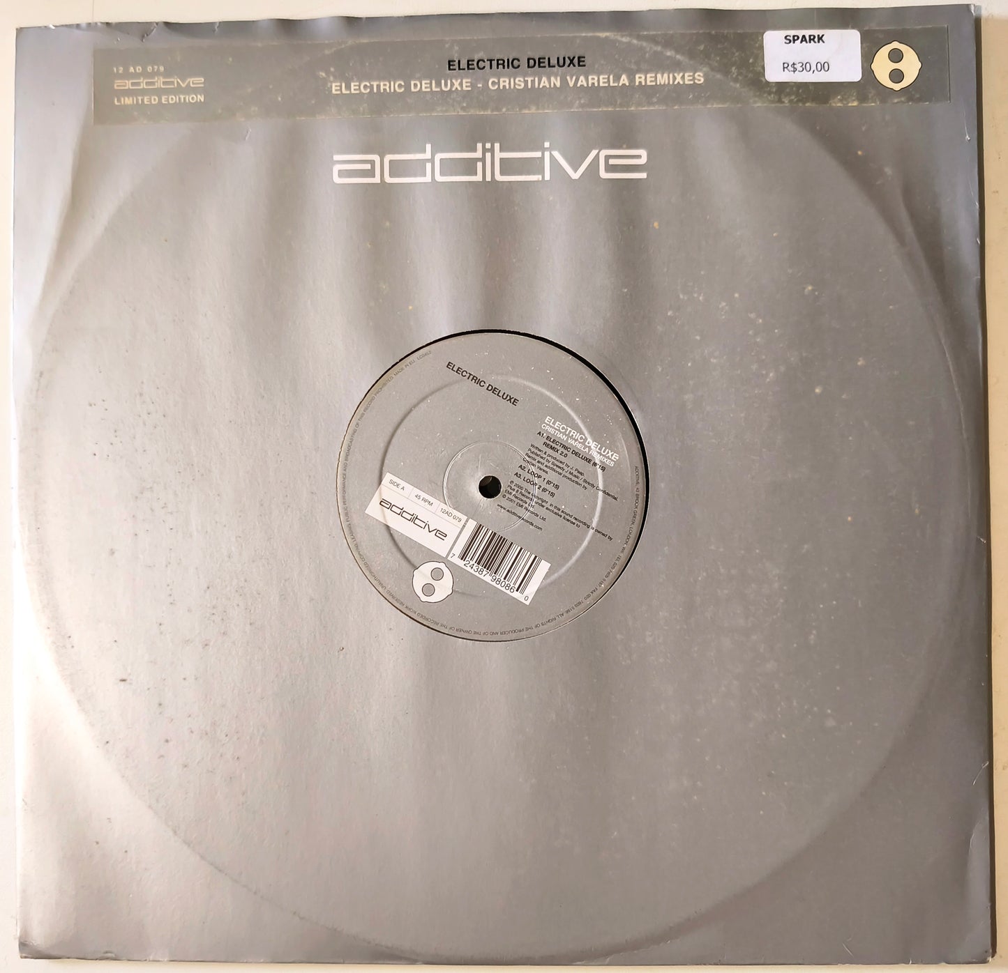 Electric Deluxe - Electric Deluxe (Cristian Varela Remixes) (Vinil 12" - Importado Inglaterra - USADO)