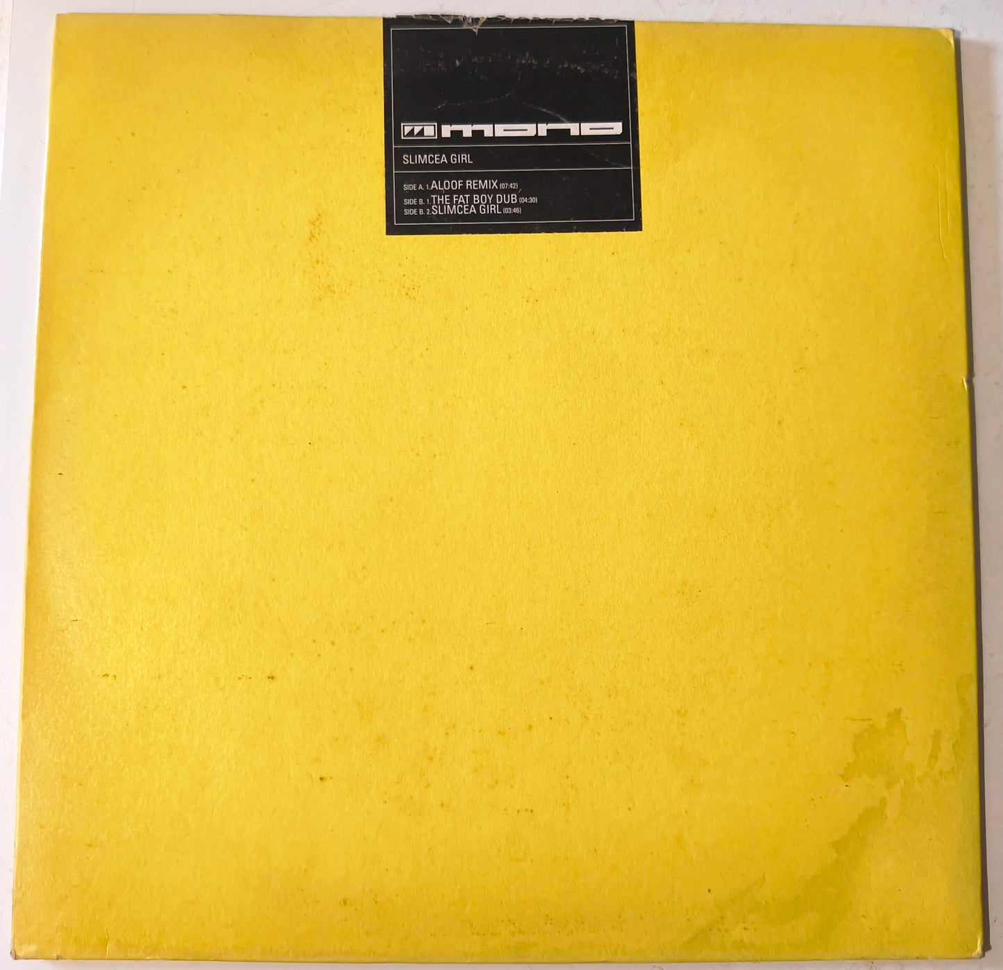 Mono - Slimcea Girl (Vinil 12" - Importado Inglaterra - USADO)