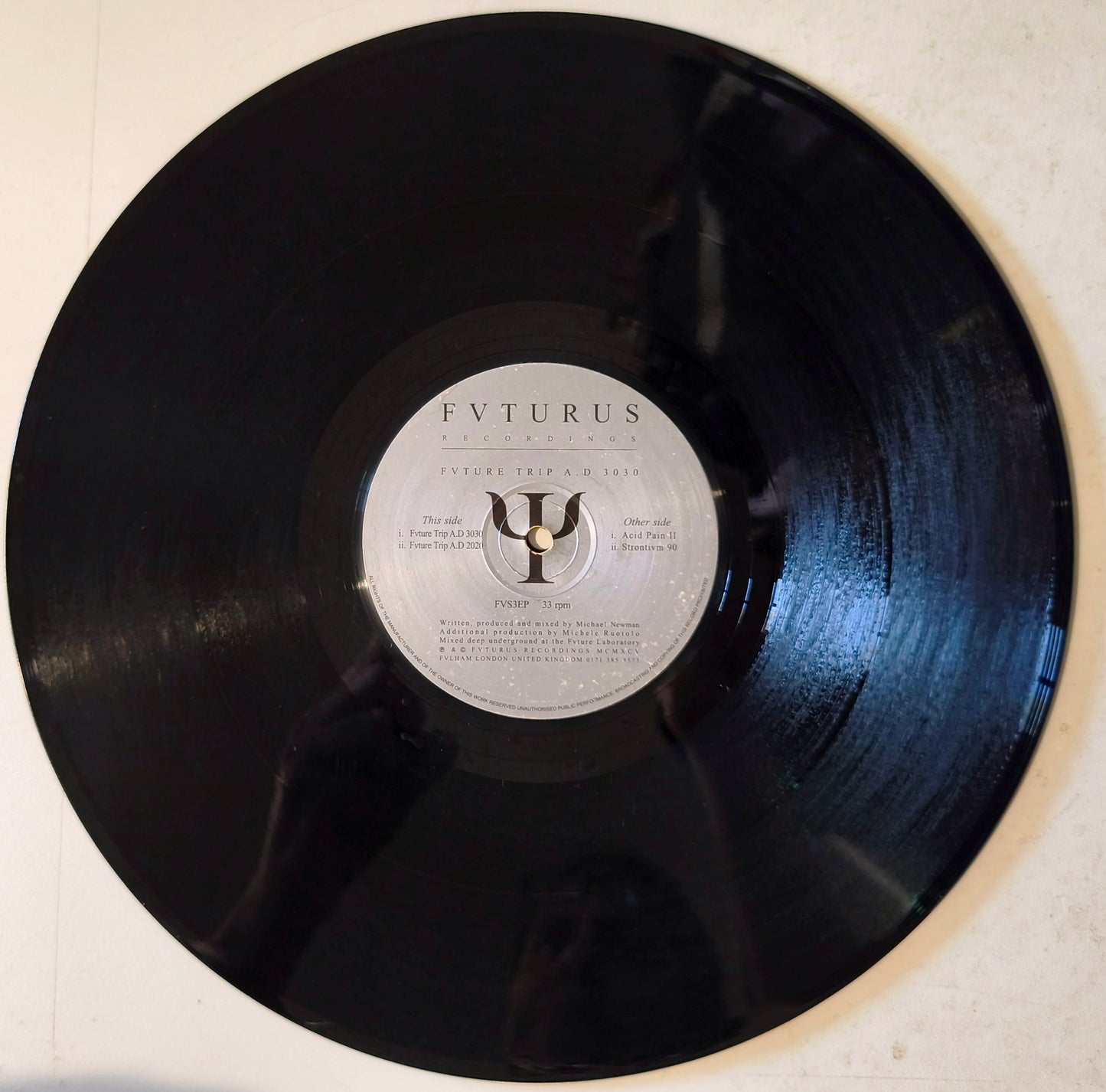 Michael Newman - Fvture Trip A.D. 3030 (Vinil 12" - Importado Inglaterra - USADO)