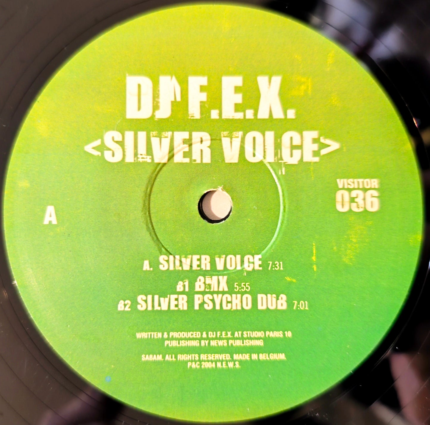 DJ F.E.X. - Silver Voice (Vinil 12" - Importado Bélgica - USADO)