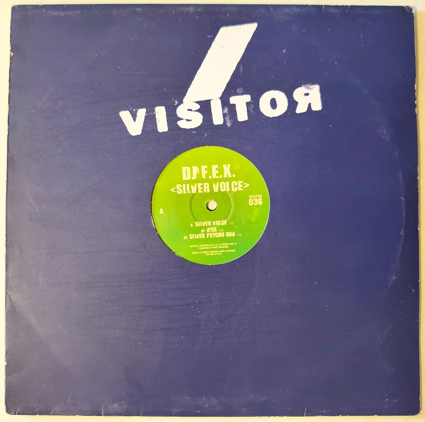 DJ F.E.X. - Silver Voice (Vinil 12" - Importado Bélgica - USADO)