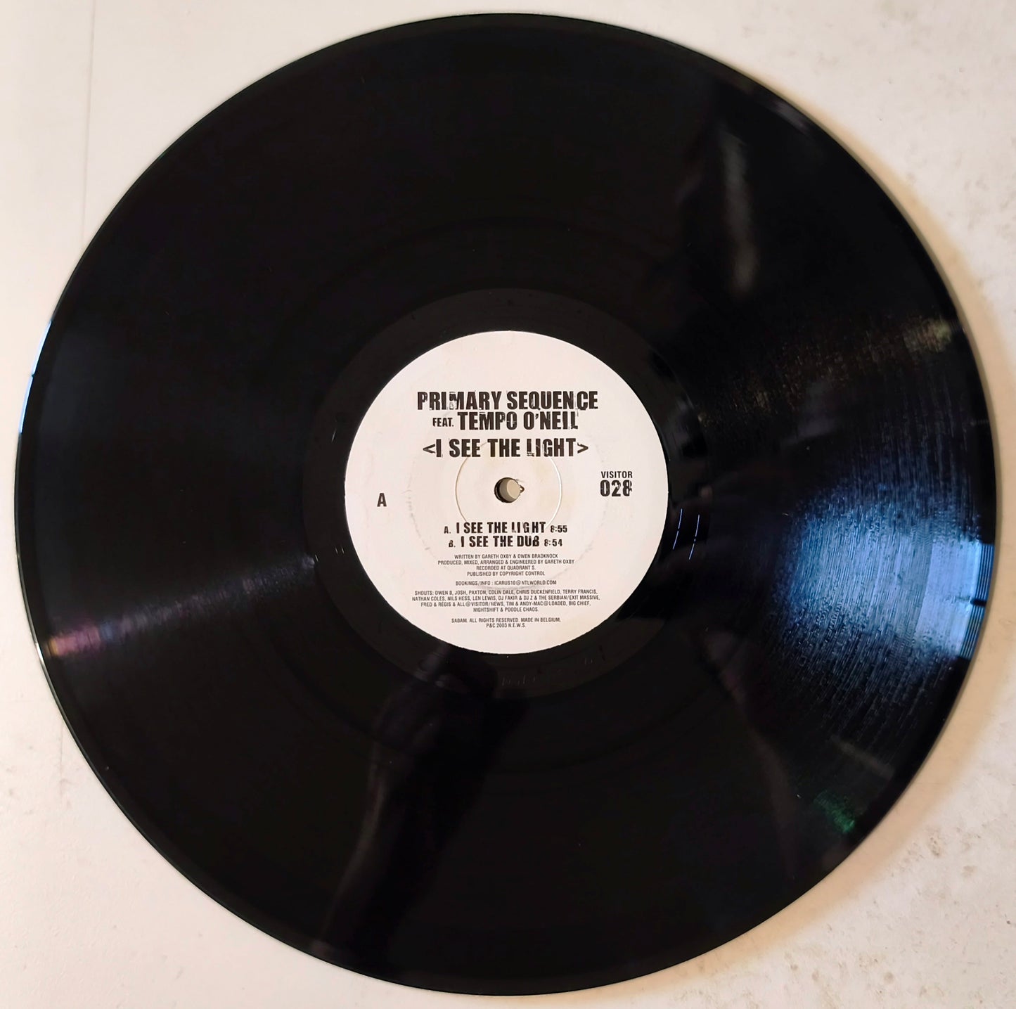 Primary Sequence - I See The Light (Vinil 12" - Importado Bélgica - USADO)