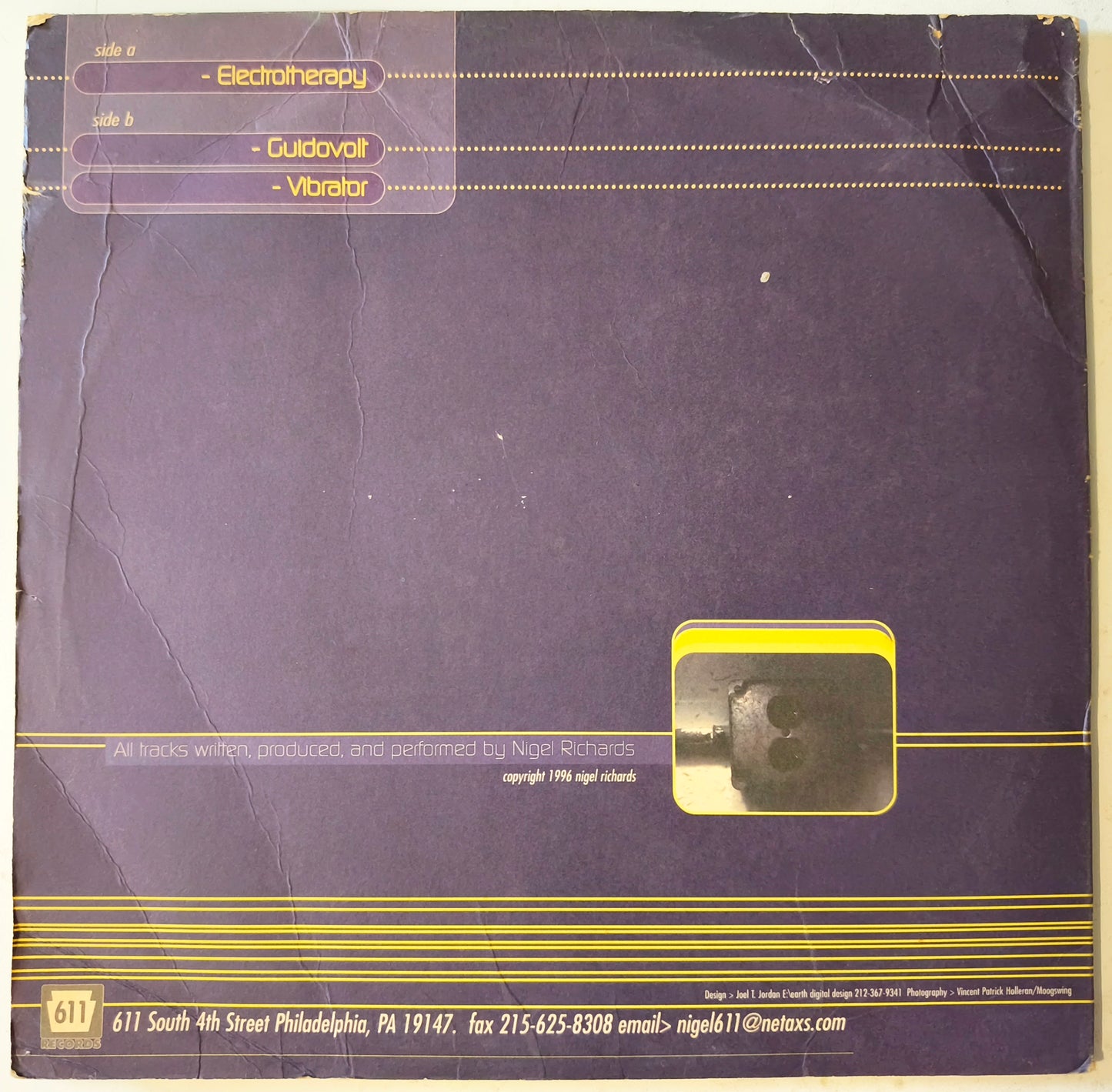Nigel Richards - The Electric EP (Vinil 12" - Importado Canadá - USADO)